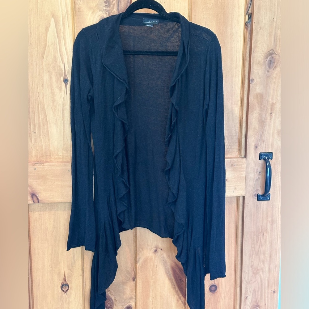 Black cardigan
